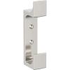 Amerock H37009CZ | Bray Double Prong Decorative Wall Hook | Champagne Bronze Hook for Coats, Hats, Backpacks, Bags | Hooks for Bathroom, Bedroom, Closet, Entryway, Laundry Room, Office(Satin Nickel)