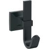 Amerock HBX36686BBZG10 | Burbank Single Prong Decorative Wall Hook | Golden Champagne/Satin Nickel Hook for Coats, Hats, Backpacks, Bags | Hooks for Bathroom, Bedroom, Closet, Entryway, Laundry Room(Matte Black)