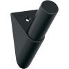 Amerock HBX37011MBG10 | Acclivity Single Prong Decorative Wall Hook | Matte Black/Satin Nickel Hook for Coats, Hats, Backpacks, Bags | Hooks for Bathroom, Bedroom, Closet, Entryway(Matte Black)