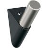 Amerock HBX37011MBG10 | Acclivity Single Prong Decorative Wall Hook | Matte Black/Satin Nickel Hook for Coats, Hats, Backpacks, Bags | Hooks for Bathroom, Bedroom, Closet, Entryway(Matte Black/Satin Nickel)