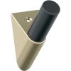 Amerock HBX37011MBG10 | Acclivity Single Prong Decorative Wall Hook | Matte Black/Satin Nickel Hook for Coats, Hats, Backpacks, Bags | Hooks for Bathroom, Bedroom, Closet, Entryway(Golden Champagne/Matte Black)