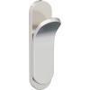 Amerock HBX37012MB | Unison Single Prong Decorative Wall Hook | Matte Black Hook for Coats, Hats, Backpacks, Bags | Hooks for Bathroom, Bedroom, Closet, Entryway, Laundry Room, Office(Satin Nickel/Chrome)