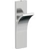 Amerock HBX37014G10 | Apex Single Prong Decorative Wall Hook | Satin Nickel Hook for Coats, Hats, Backpacks, Bags | Hooks for Bathroom, Bedroom, Closet, Entryway, Laundry Room, Office(Chrome)