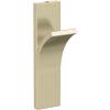 Amerock HBX37014G10 | Apex Single Prong Decorative Wall Hook | Satin Nickel Hook for Coats, Hats, Backpacks, Bags | Hooks for Bathroom, Bedroom, Closet, Entryway, Laundry Room, Office(Golden Champagne)