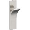 Amerock HBX37014G10 | Apex Single Prong Decorative Wall Hook | Satin Nickel Hook for Coats, Hats, Backpacks, Bags | Hooks for Bathroom, Bedroom, Closet, Entryway, Laundry Room, Office(Satin Nickel)