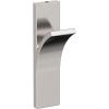 Amerock HBX37014G10 | Apex Single Prong Decorative Wall Hook | Satin Nickel Hook for Coats, Hats, Backpacks, Bags | Hooks for Bathroom, Bedroom, Closet, Entryway, Laundry Room, Office(Polished Nickel)