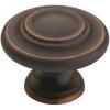 Amerock Inspirations 1-5/16 inch (33mm) Diameter Oil-Rubbed Bronze Cabinet Knob – 10 Pack(Oil Rubbed Bronze)