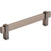 Amerock Mulino 7-9/16 inch (192mm) Center-to-Center Golden Champagne/Matte Black Cabinet Pull, BP36725BBZMB(Black Brushed Nickel/Black Nickel)