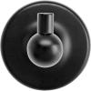 Amerock Wall Mounted Matte Black Towel Ring, Small Hand Towel Holder, Bathroom Accessories, Bath Hardware, Kitchen Towel Holder(Matte Black)
