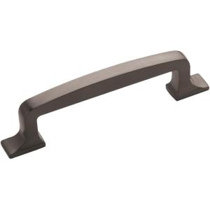 Amerock | Appliance Pull | Black Bronze | 18 inch (457 mm) Center to Center | Westerly | 1 Pack | Drawer Pull | Drawer Handle | Cabinet Hardware(Graphite)