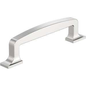 Amerock | Appliance Pull | Black Bronze | 18 inch (457 mm) Center to Center | Westerly | 1 Pack | Drawer Pull | Drawer Handle | Cabinet Hardware(Polished Chrome)