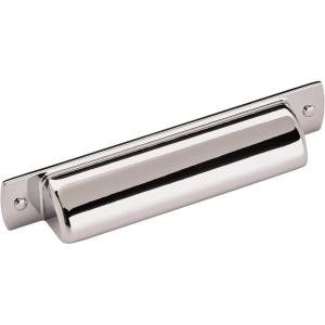 Amerock | Cabinet Cup Pull | Satin Nickel | 3-3/4 inch (96 mm) Center-to-Center | Rochdale | 10 Pack | Drawer Pull | Drawer Handle | Cabinet Hardware(Polished Chrome)