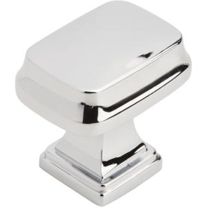Amerock | Cabinet Knob | Black Bronze | 1-1/4 inch (32 mm) Length | Revitalize | 1 Pack | Drawer Knob | Cabinet Hardware(Polished Chrome)