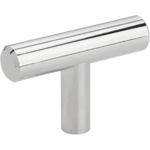 Amerock | Cabinet Knob | Black Bronze | 1-15/16 inch (49 mm) Length | Bar Pulls | 1 Pack | Drawer Knob | Cabinet Hardware(Polished Chrome)