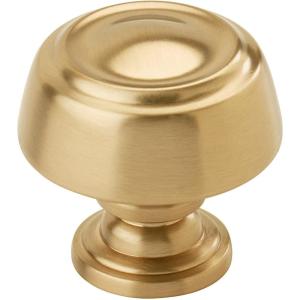 Amerock | Cabinet Knob | Black Bronze | 1-3/16 inch (30 mm) Diameter | Kane | 1 Pack | Drawer Knob | Cabinet Hardware(Champagne Bronze)