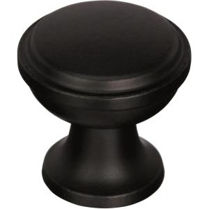 Amerock | Cabinet Knob | Black Bronze | 1-3/16 inch (30 mm) Diameter | Westerly | 1 Pack | Drawer Knob | Cabinet Hardware(Black Bronze)