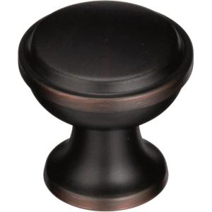 Amerock | Cabinet Knob | Black Bronze | 1-3/16 inch (30 mm) Diameter | Westerly | 1 Pack | Drawer Knob | Cabinet Hardware(Oil Rubbed Bronze)