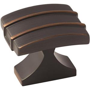 Amerock | Cabinet Knob | Champagne Bronze | 1-1/2 inch (38 mm) Length | Davenport | 1 Pack | Drawer Knob | Cabinet Hardware(Oil Rubbed Bronze)