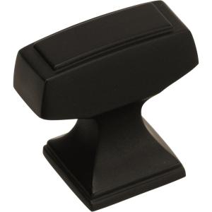 Amerock | Cabinet Knob | Champagne Bronze | 1-1/2 inch (38 mm) Length | Mulholland | 1 Pack | Drawer Knob | Cabinet Hardware(Black Bronze)