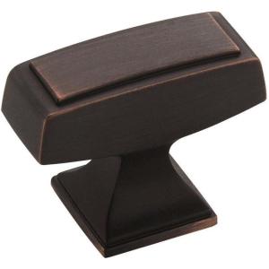 Amerock | Cabinet Knob | Champagne Bronze | 1-1/2 inch (38 mm) Length | Mulholland | 1 Pack | Drawer Knob | Cabinet Hardware(Oil Rubbed Bronze)