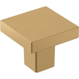 Amerock | Cabinet Knob | Golden Champagne | 1-3/16 inch (30 mm) Length | Monument | 1 Pack | Drawer Knob | Cabinet Hardware(Champagne Bronze)