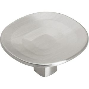 Amerock | Cabinet Knob | Golden Champagne | 1-9/16 inch (40 mm) Diameter | Concentric | 1 Pack | Drawer Knob | Cabinet Hardware(Satin Nickel)