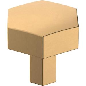 Amerock | Cabinet Knob | Matte Black | 1-1/4 inch (32 mm) Diameter | Caliber | 1 Pack | Drawer Knob | Cabinet Hardware(Champagne Bronze)