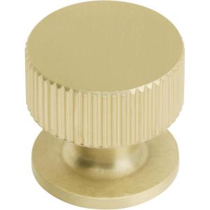 Amerock | Cabinet Knob | Matte Black | 1-1/4 inch (32 mm) Diameter | Carrigan | 1 Pack | Drawer Knob | Cabinet Hardware(Matte Gold)