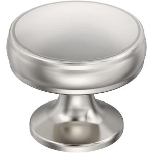 Amerock | Cabinet Knob | Oil Rubbed Bronze | 1-1/4 inch (32 mm) Diameter | Renown | 1 Pack | Drawer Knob | Cabinet Hardware(Polished Nickel)