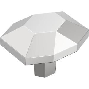 Amerock | Cabinet Knob | Oil Rubbed Bronze | 2-1/2 inch (64 mm) Length | St. Vincent | 1 Pack | Drawer Knob | Cabinet Hardware(Polished Chrome)