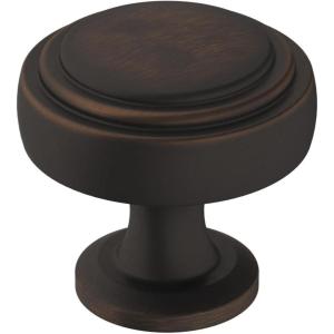 Amerock | Cabinet Knob | Polished Chrome | 1-1/4 inch (32 mm) Diameter | Winsome | 1 Pack | Drawer Knob | Cabinet Hardware(Oil Rubbed Bronze)