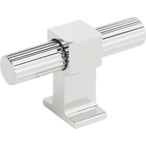 Amerock | Cabinet Knob | Polished Chrome | 2-3/8 inch (60 mm) Length | Carrigan | 1 Pack | Drawer Knob | Cabinet Hardware(Polished Chrome)