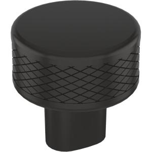 Amerock | Cabinet Knob | Polished Nickel/Stainless Steel | 2-5/8 inch (67 mm) Length | Esquire | 1 Pack | Drawer Knob | Cabinet Hardware(Black Bronze)