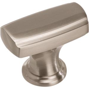 Amerock | Cabinet Knob | Satin Nickel | 1-3/8 inch (35 mm) Length | Highland Ridge | 1 Pack | Drawer Knob | Cabinet Hardware(Satin Nickel)