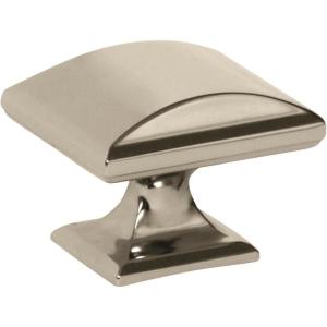Amerock | Cabinet Knob |Champagne Bronze | 1-1/2 in (38 mm) Length Drawer Knob | Candler | Kitchen and Bath Hardware | Furniture Hardware(Polished Nickel)