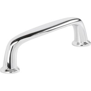 Amerock | Cabinet Pull | Black Bronze | 3 inch (76 mm) Center to Center | Kane | 1 Pack | Drawer Pull | Drawer Handle | Cabinet Hardware(Polished Chrome)