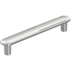 Amerock | Cabinet Pull | Golden Champagne | 3-3/4 inch (96 mm) Center to Center | Concentric | 1 Pack | Drawer Pull | Drawer Handle | Cabinet Hardware(Polished Nickel)