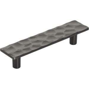 Amerock | Cabinet Pull | Golden Champagne | 5-1/16 inch (128 mm) Center to Center | Kamari | 1 Pack | Drawer Pull | Drawer Handle | Cabinet Hardware(Gunmetal)