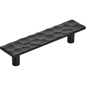 Amerock | Cabinet Pull | Golden Champagne | 5-1/16 inch (128 mm) Center to Center | Kamari | 1 Pack | Drawer Pull | Drawer Handle | Cabinet Hardware(Matte Black)