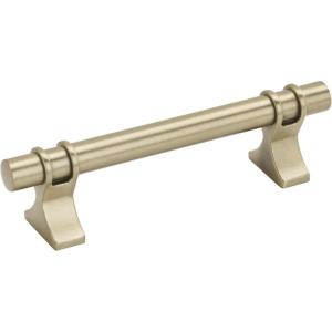 Amerock | Cabinet Pull | Golden Champagne | 6-5/16 inch (160 mm) Center to Center | Davenport | 1 Pack | Drawer Pull | Drawer Handle | Cabinet Hardware(Golden Champagne)