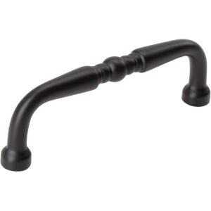 Amerock | Cabinet Pull | Matte Black | 3 inch (76 mm) Center to Center | Everyday Heritage | 1 Pack | Drawer Pull | Drawer Handle | Cabinet Hardware(Matte Black)