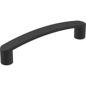 Amerock | Cabinet Pull | Matte Black | 3-3/4 inch (96 mm) Center-to-Center | Rift | 1 Pack | Drawer Pull | Cabinet Handle | Cabinet Hardware(Matte Black)