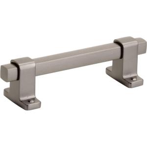 Amerock | Cabinet Pull | Matte Black | 6-5/16 inch (160 mm) Center-to-Center | Rockwell | 1 Pack | Drawer Pull | Drawer Handle | Cabinet Hardware(Black Brushed Nickel)