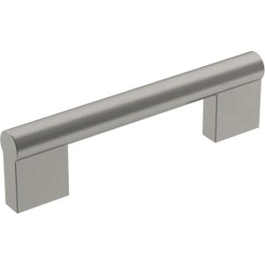 Amerock | Cabinet Pull | Matte Black | 6-5/16 inch (160 mm) Center-to-Center | Versa | 1 Pack | Drawer Pull | Cabinet Handle | Cabinet Hardware(Satin Nickel)