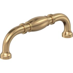 Amerock | Cabinet Pull | Polished Chrome | 3 inch (76 mm) Center to Center | Granby | 1 Pack | Drawer Pull | Drawer Handle | Cabinet Hardware(Champagne Bronze)
