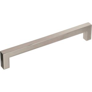 Amerock | Cabinet Pull | Polished Nickel | 6-5/16 inch (160 mm) Center to Center | Monument | 1 Pack | Drawer Pull | Drawer Handle | Cabinet Hardware