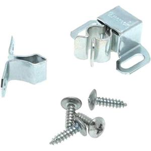 Amerock | Friction Cabinet Catch | Zinc | 1-5/16 inch (33 mm) Length | 1 Pack | Door Catch | Cabinet Door Latch
