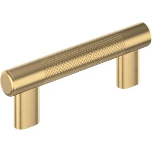 Amerock | Kitchen Cabinet Pull | Golden Champagne | 6-5/16 in (160 mm) Center-to-Center | Bronx | 1 Pack | Furniture Hardware | Cabinet Handle | Bathroom Drawer Pull(Champagne Bronze)