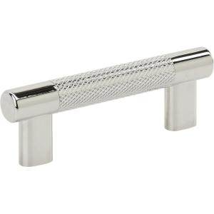 Amerock | Kitchen Cabinet Pull | Golden Champagne | 6-5/16 in (160 mm) Center-to-Center | Bronx | 1 Pack | Furniture Hardware | Cabinet Handle | Bathroom Drawer Pull(Polished Nickel)