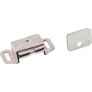 Amerock | Magnetic Cabinet Catch | Aluminum | 2-3/16 inch (56 mm) Length | 1 Pack | Door Catch | Cabinet Door Latch | Magnetic Door Latch